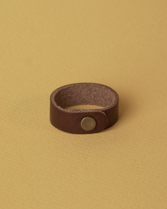 Leather Cuff Ring